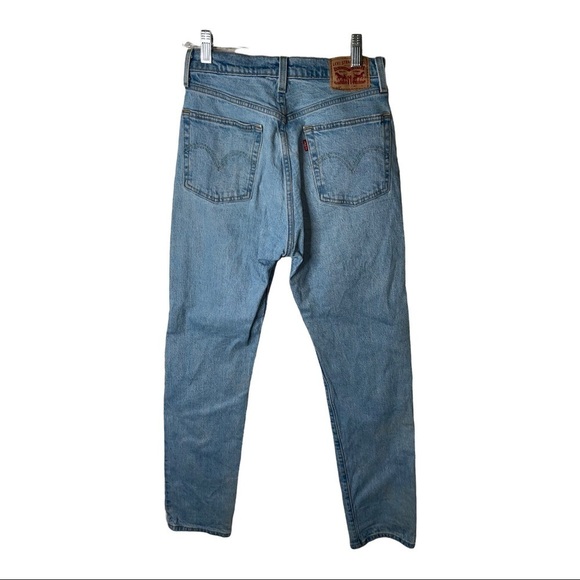 LEVI'S 501 Button Fly Straight Leg High Rise Jeans Size 26 - Picture 5 of 8